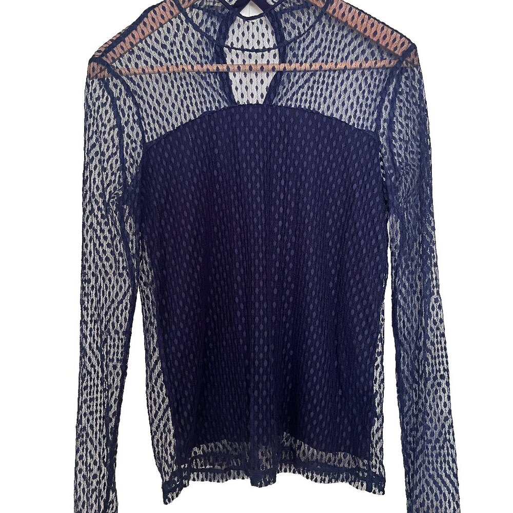 Baum und Pferdgarten Navy Lace Blouse